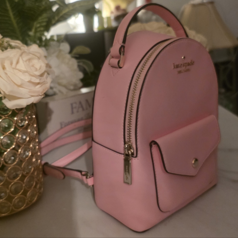 Kate Spade Pink Backpack ( New Condition)